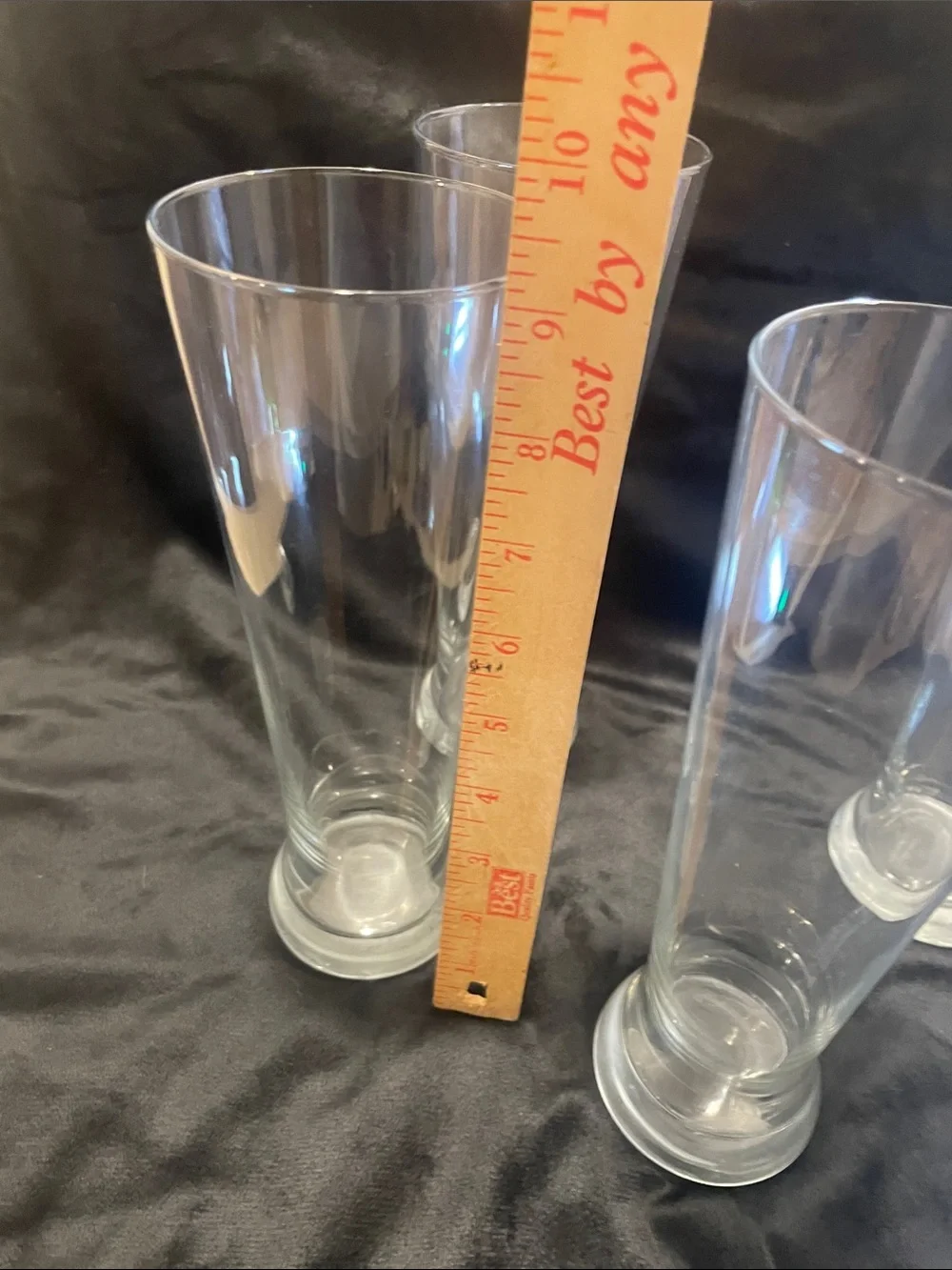 Mikasa Clear Pilsner Glasses - Set of 4